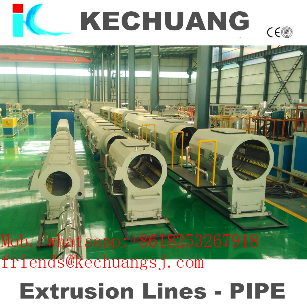 Plastic HDPE pipe making machine