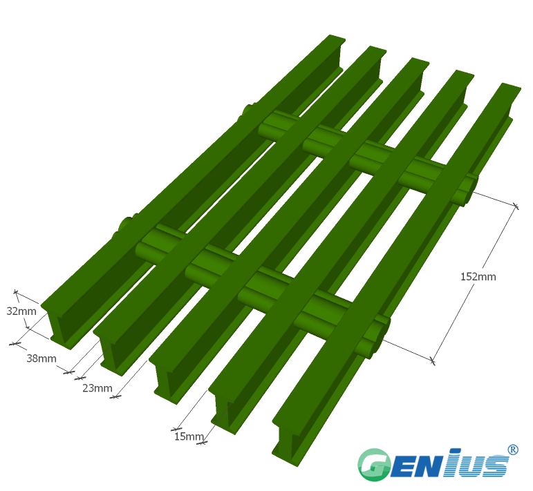 Pultruded Grating I60125