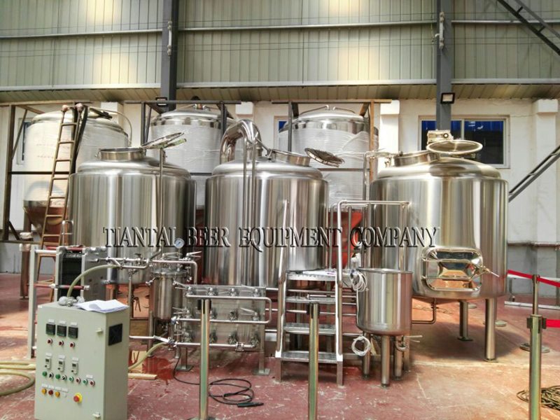 1000L Stainless Steel Restaurant beer fermentation plant