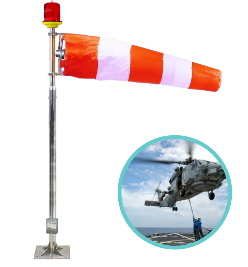 Heliport Airport helipad electronic wind vane