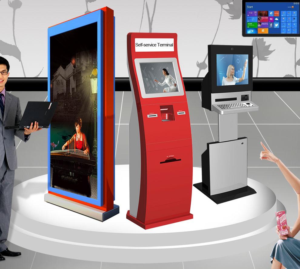 New Fashion Touch Information Kiosk For Bank Subway