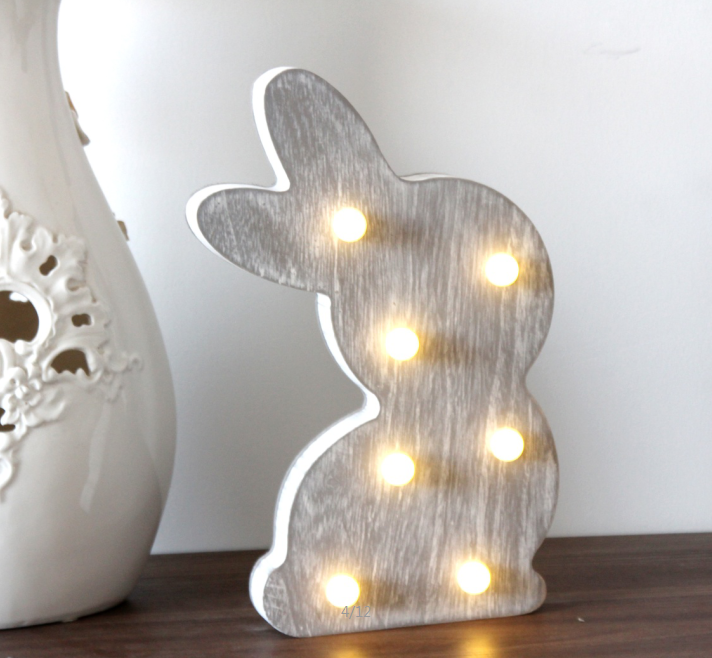 colorful and cute new design led wooden animal night lighting