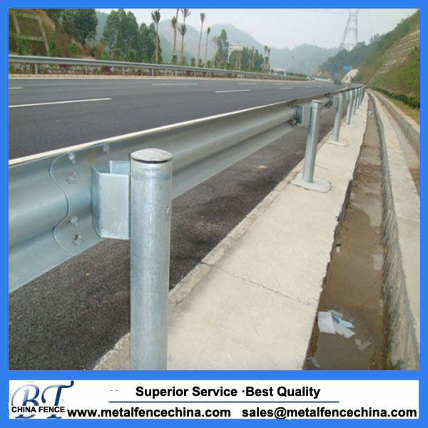 taffic barrier fenders beams for highways and roads metallic safety guardrail