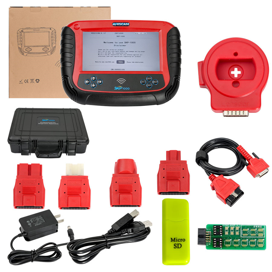 SKP1000 Tablet Auto Key Programmer A Must Tool for All Locksmiths Replacement of CI600 and SKP900