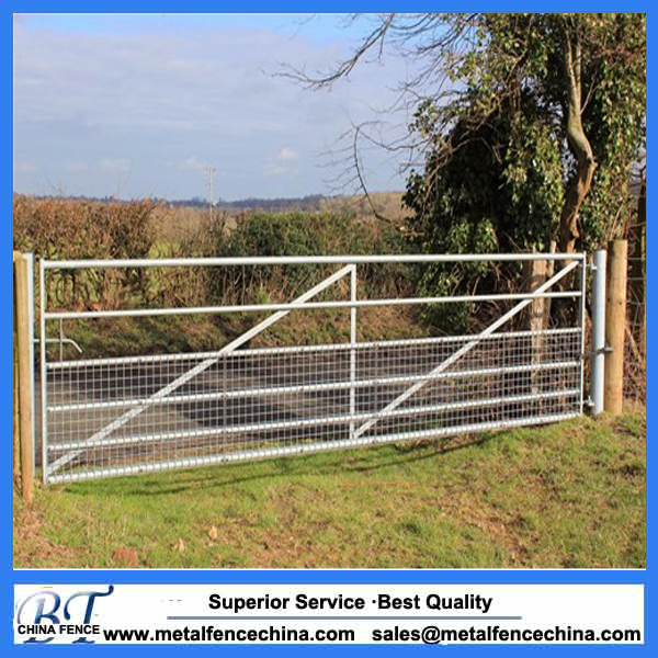 5mm wire livestock ranch farm gates manufacturer cattle yards yard 5 bar gate panels