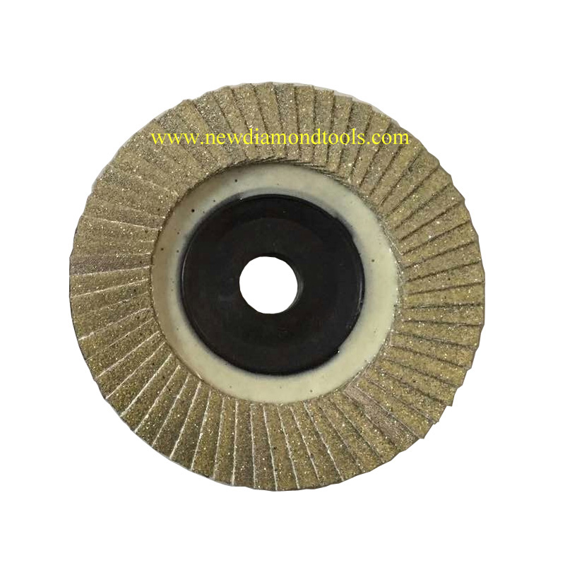 Diamond flap grinding abrasive wheel disc