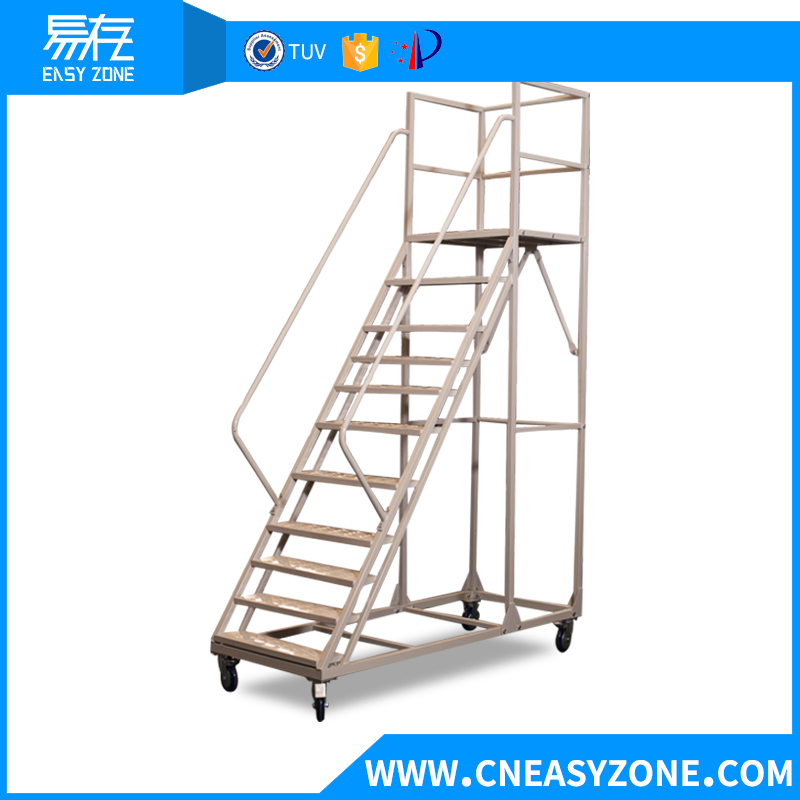 Easyzone 25m steel warehouse step ladder