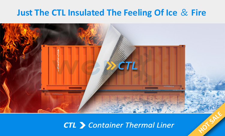 Aluminum Foil Heat Resistant Big Insulation Liner for Container