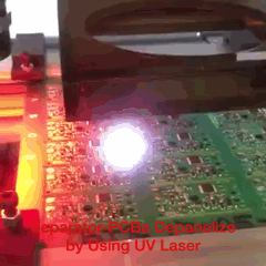 Flexble Circuit Board Laser Depaneling Machine Online cutting machine without stree line