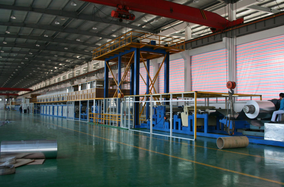 aluminum steel coil coating line