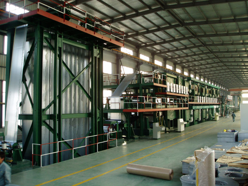 aluminum steel coil coating line