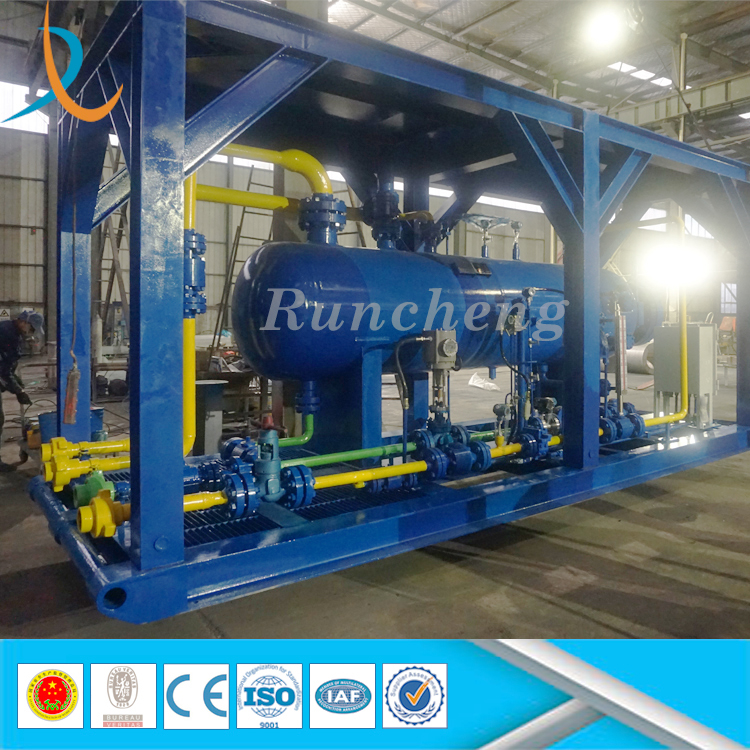 High handing capacity gas oil water well test gas liquid separator api three phase separator