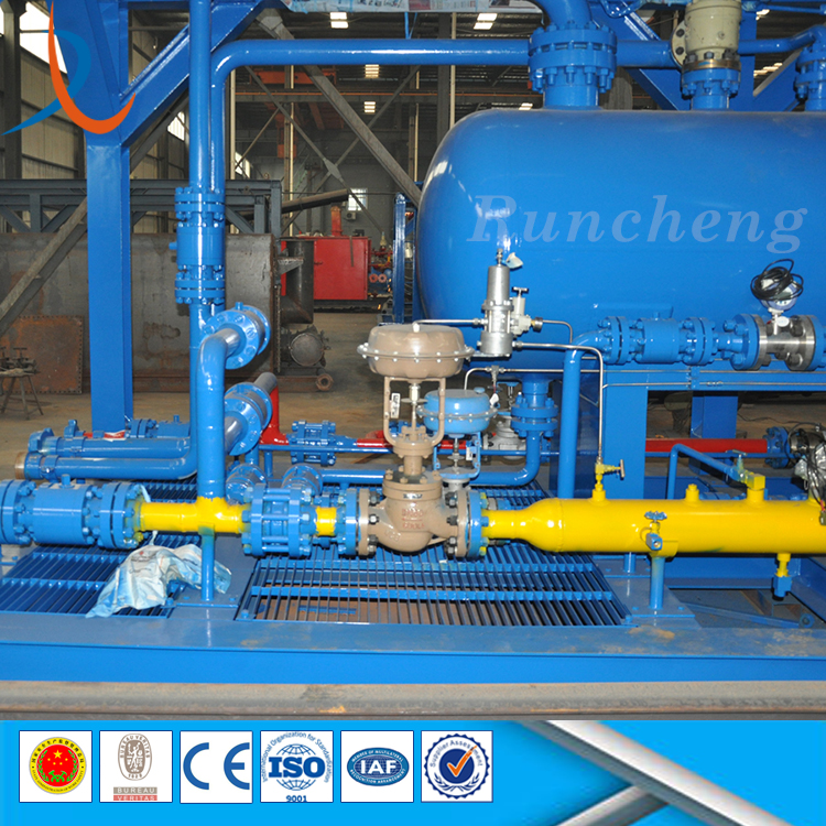 Oilfield petroleum gas water well test 3 phase separator hozizontal three phase gravity separator