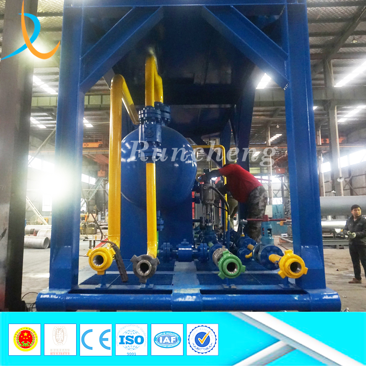 Three phase gravity separator 3 phase separator for oil and gas field production