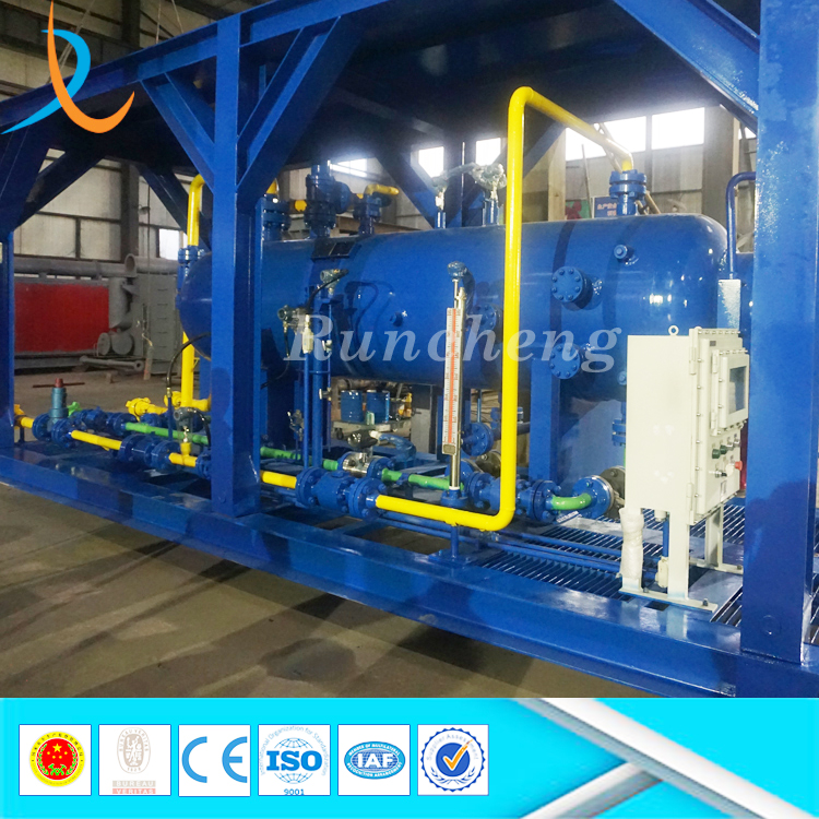 China manufacturer threephase gravity oil gas water filter separator gas well testing 3phase separator