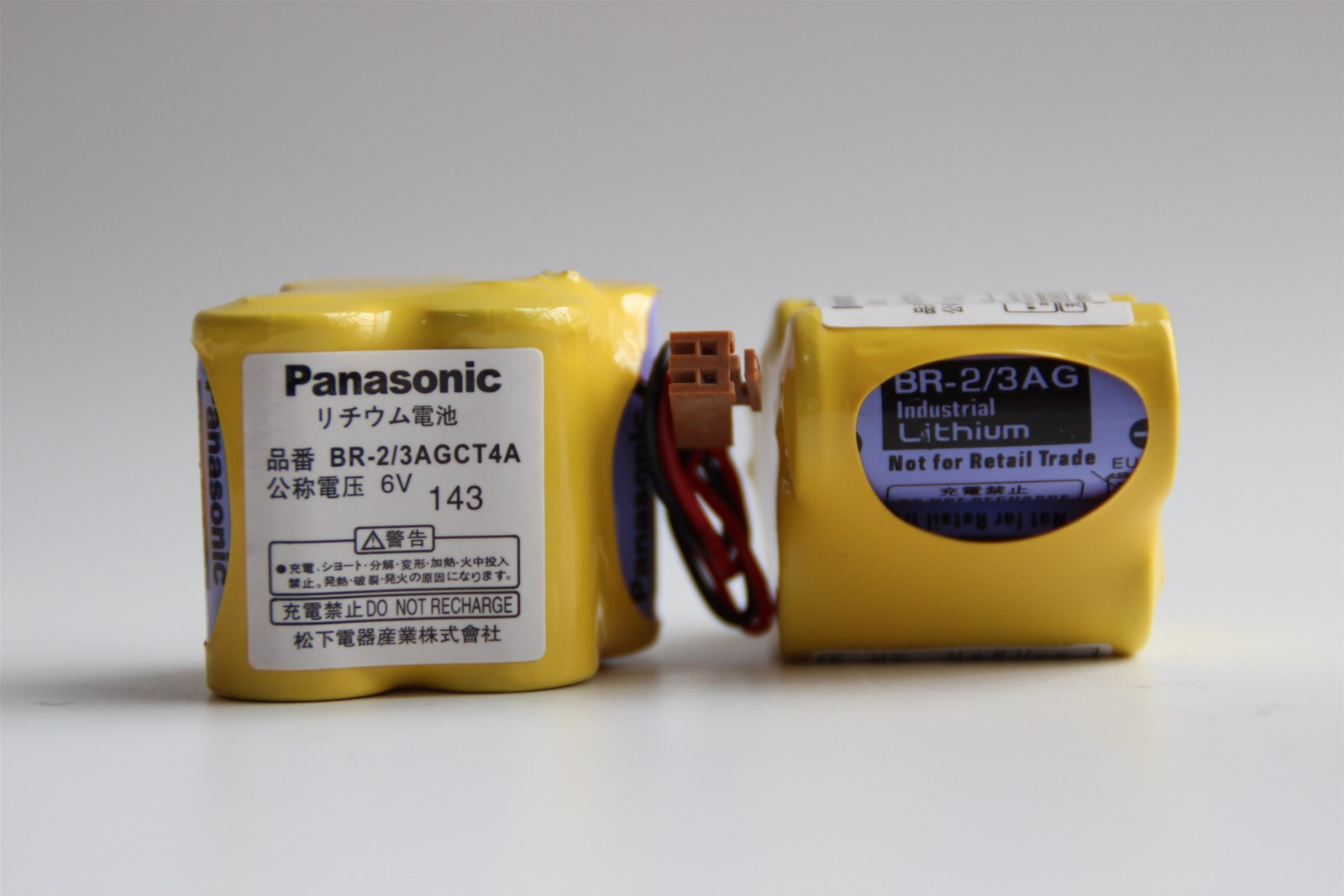GE FANUC Battery A98L00310025 A06B6114K504 6V PLC Lithium Battery Panasonic BR23AGCT4A