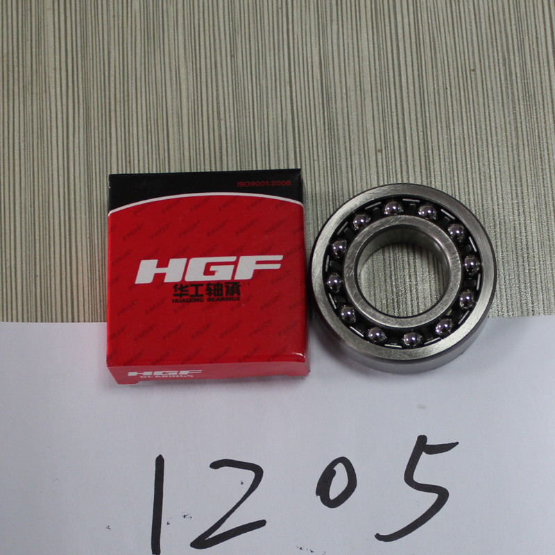 HGF fatory price 25x52x15mm selfaligning ball bearing 1205