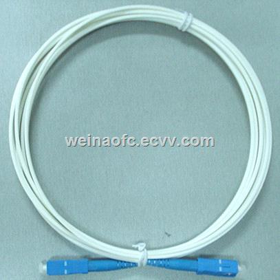 FTTH drop cable patch cord jumper SCSC SM white