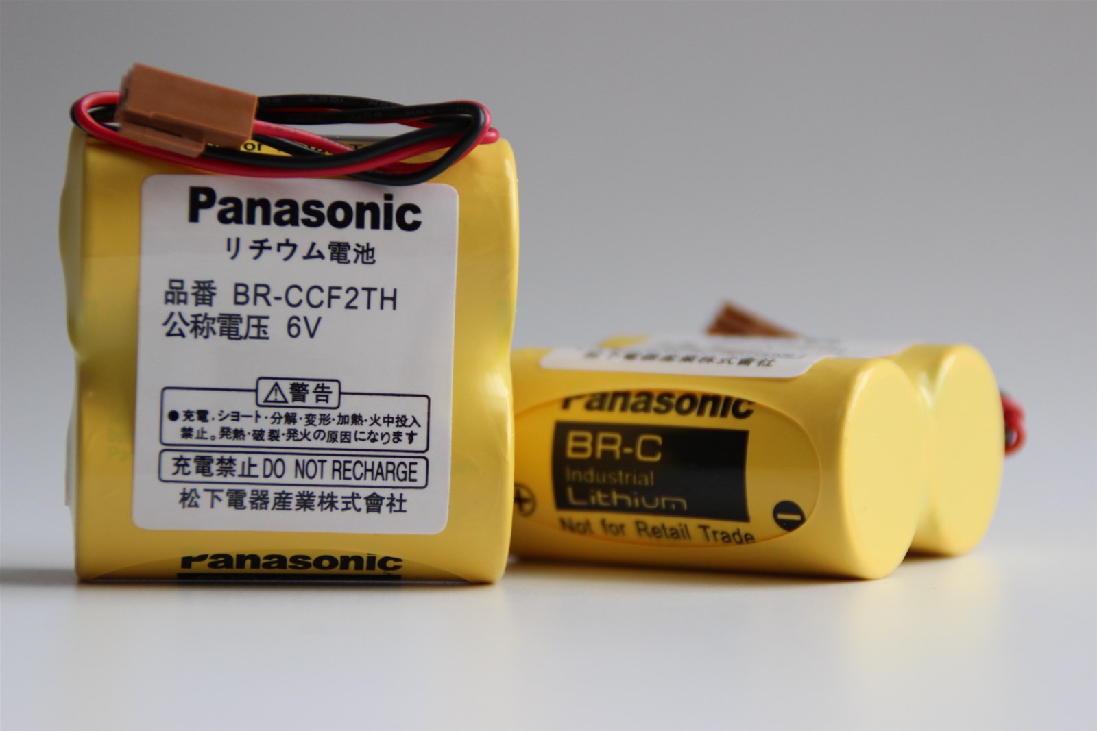 PANASONIC 6V PLC Lithium battery BRCCF2TH Ge Fanuc A98L00010902