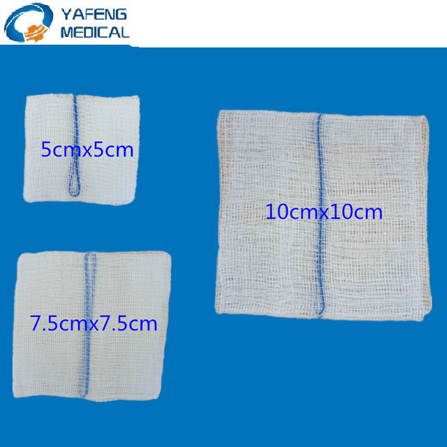 Medical Use Sterile Absorbent Cotton Gauze Swab with Or without xRay