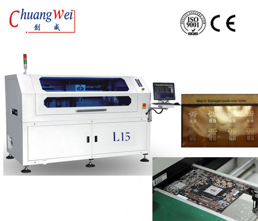 PCB screen printing stencil solder paste machine