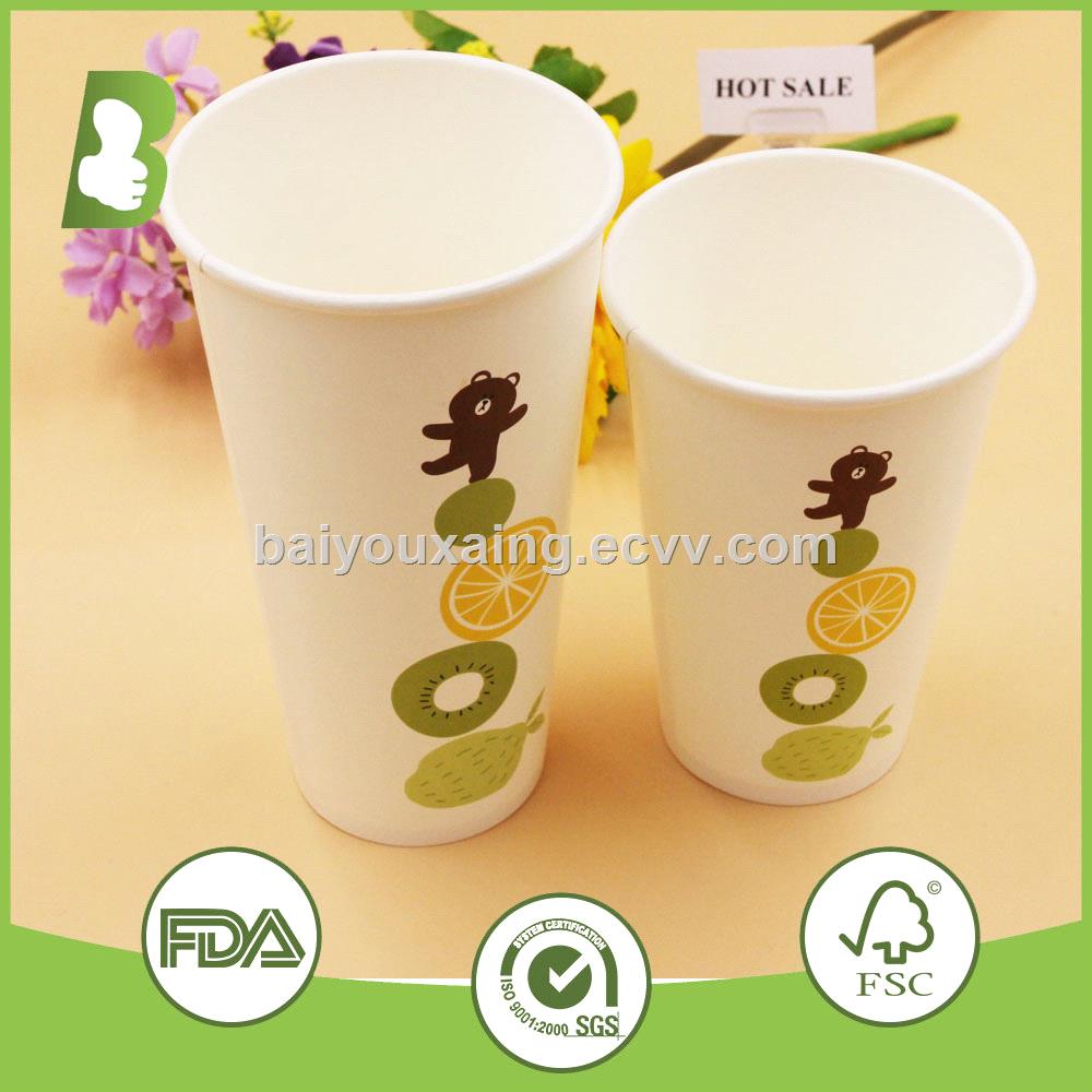 high quality Single wall paper cup