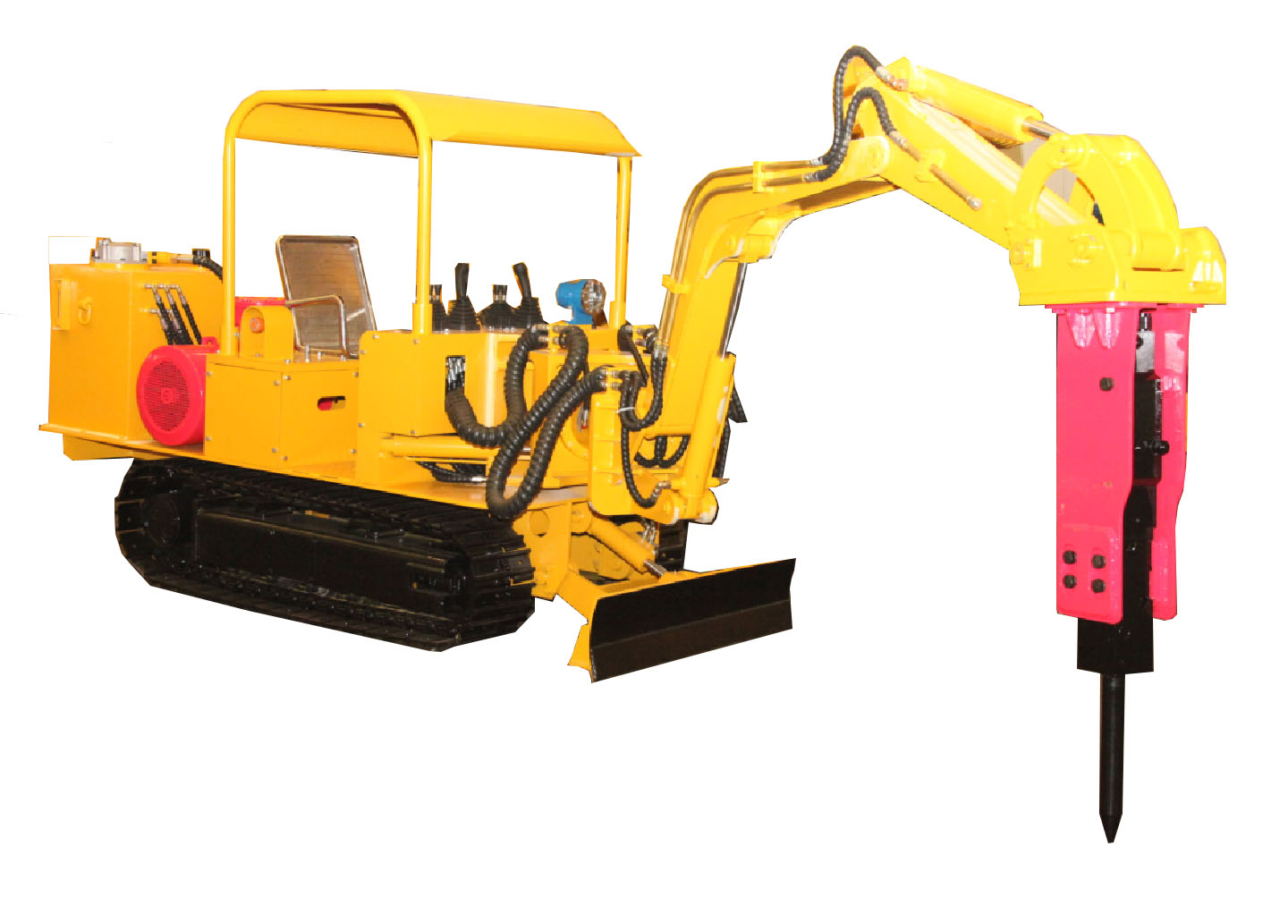 WPZ30400 Underground Roadway Maintenance Machine with gethering breaking and raising functions