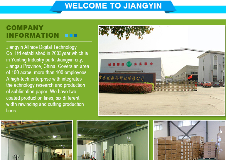 premium quality 70gsm jumbo roll sublimation transfer paper for home decor fashion garment