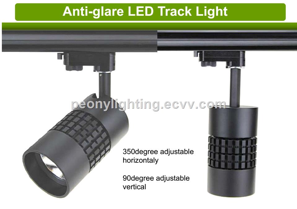 AntiGlare COB LED spot track light LED track light 25W 35W