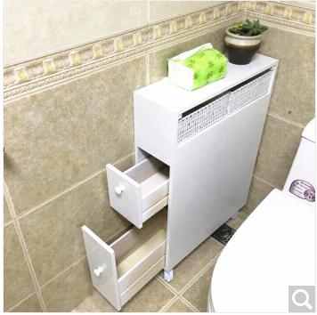 toilet wooden cube side cabinet