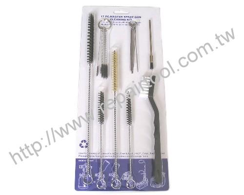 17 pcs Spray Gun Cleaning Kit
