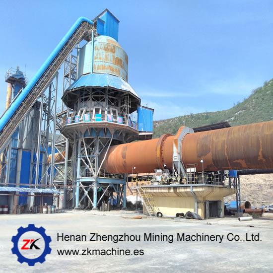 High Capacity Calcination Rotary Kiln for Cement Limestone Ceramic sand Bauxite