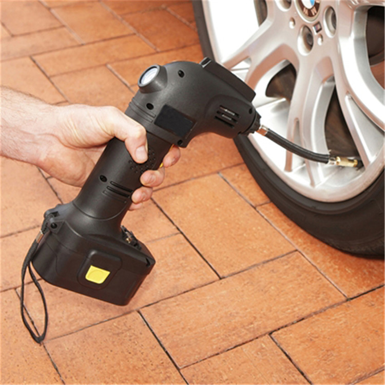 Rechargeable Cordless Air Compressor Tyre Inflator Pump 12V Portable Cars