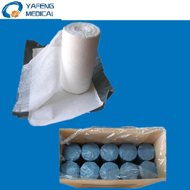 Absorbent bleached 4ply gauze roll supplier from China