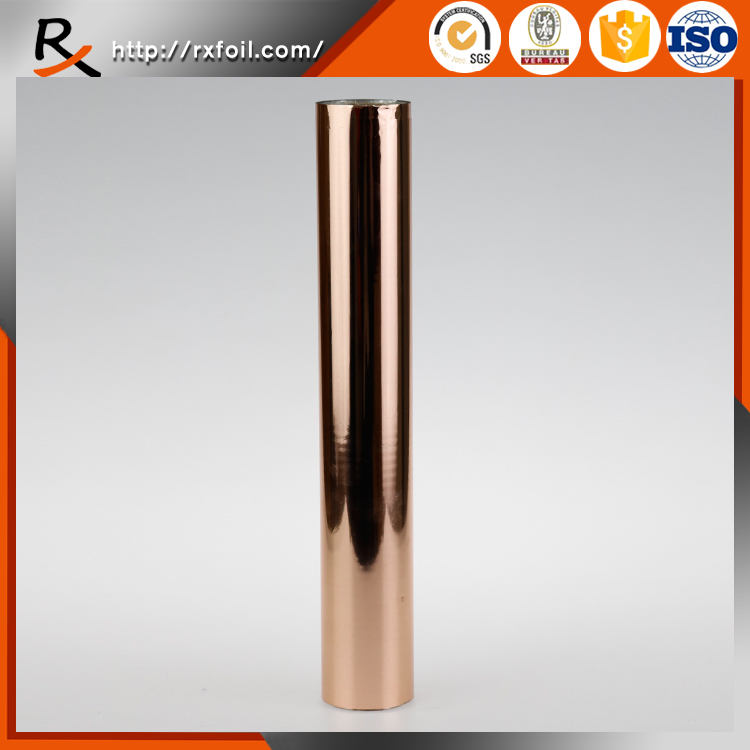 copper color hot transfer paper printing on textile and fabric