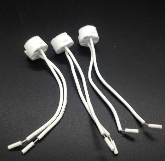 mr16 light base led bulb base ceiling light 6cm length silica gel cable free shipping