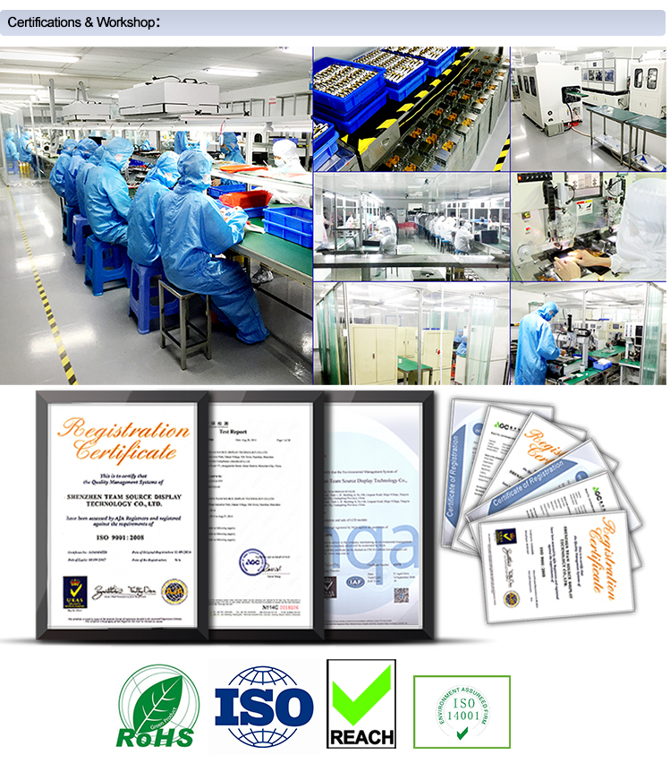 24 inch TFT display 240x320 QVGA with RTP