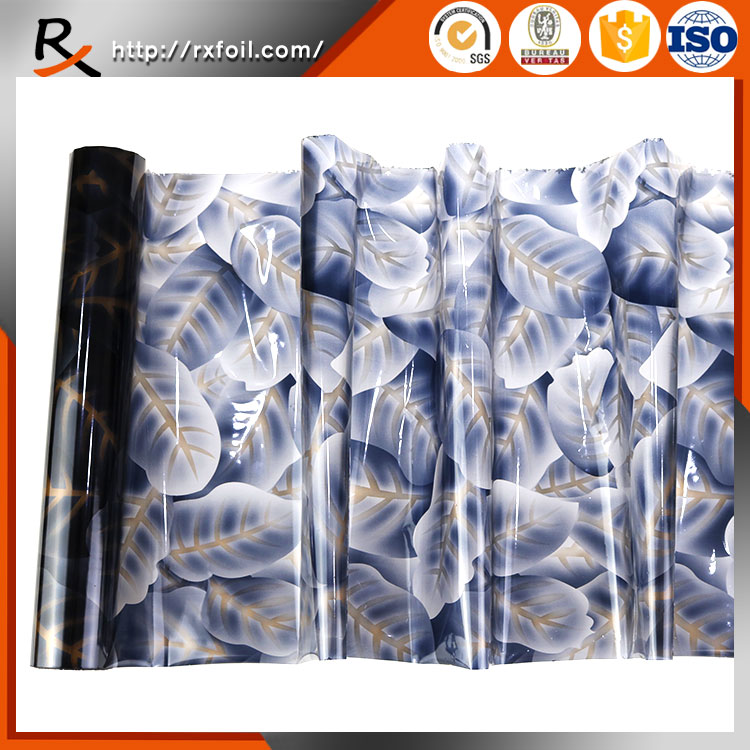 Matte leaves Design leather transfer hot foil