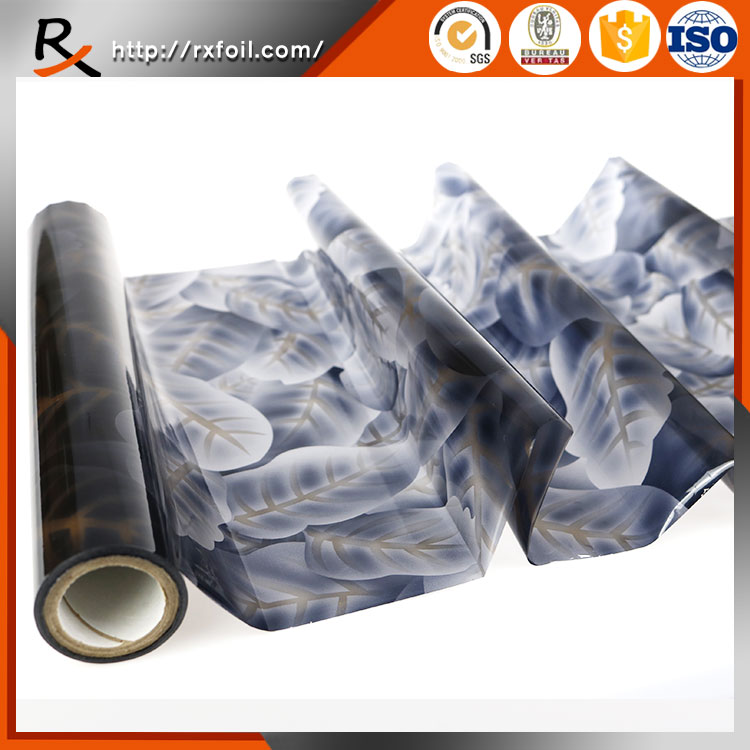 Matte leaves Design leather transfer hot foil