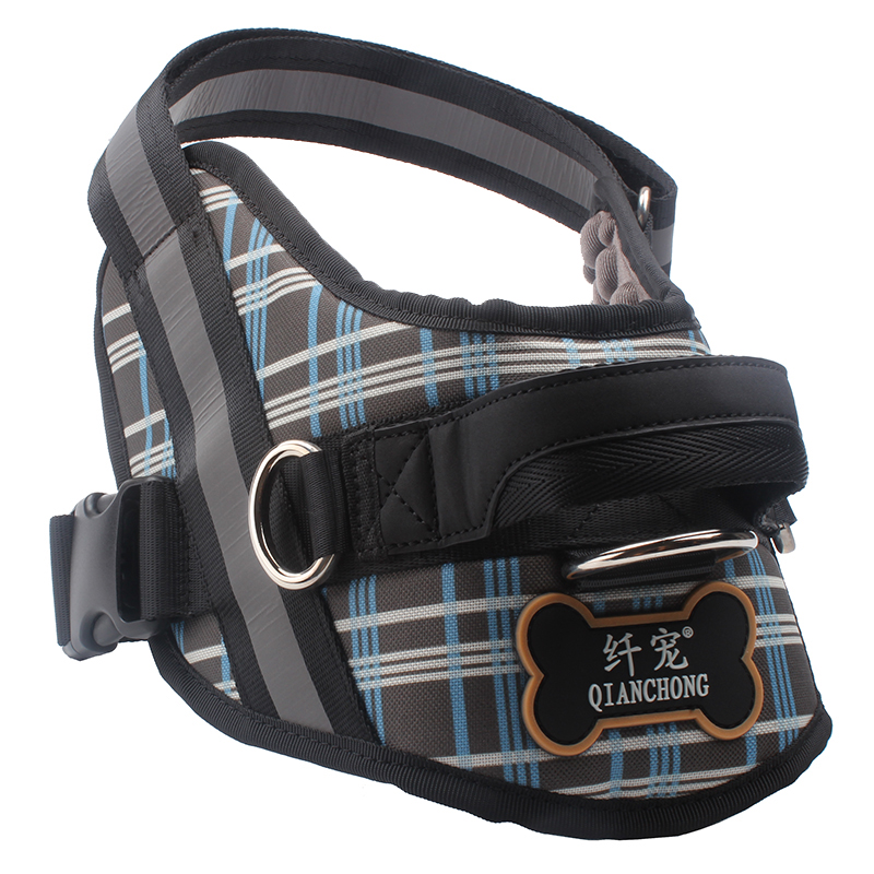 Factory Custom Comfortable Massage Pet Harness With Leash