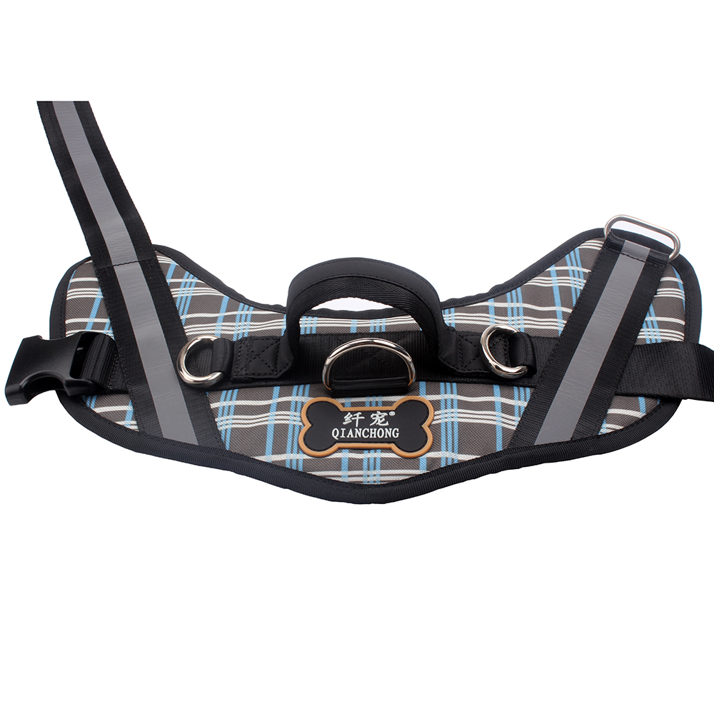 Factory Custom Comfortable Massage Pet Harness With Leash