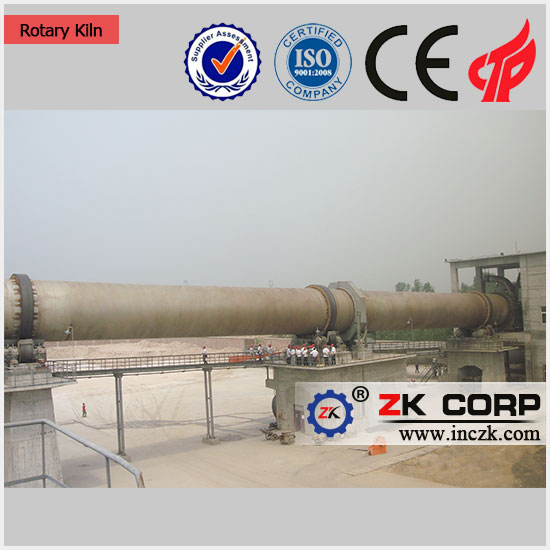 Rotary Kiln for Calcining Calcium Carbonate Zinc Oxide