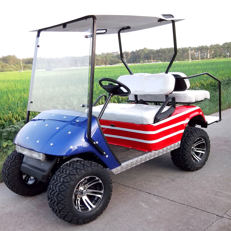 2 seater electric golf car golf cart