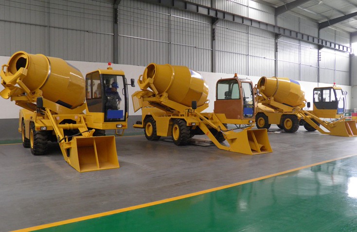Self Loading Mobile Cement Mixing Truck