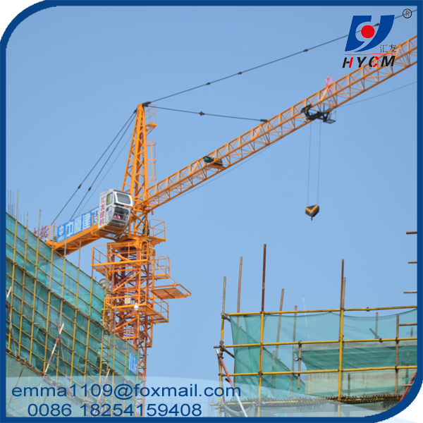 QTZ63 TC5011 50m 6t Load Top Inner and Outerside Climbing Building Tower Crane