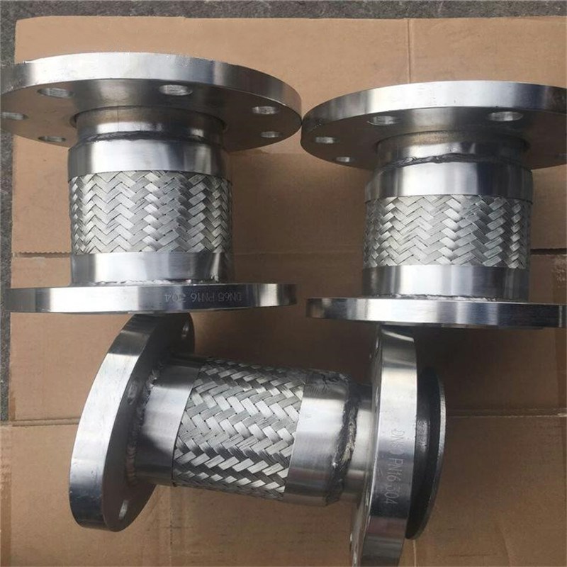 Stainless Steel Flexible Hose with Flange fitting Flange connection pump using flexible stainless steel hose
