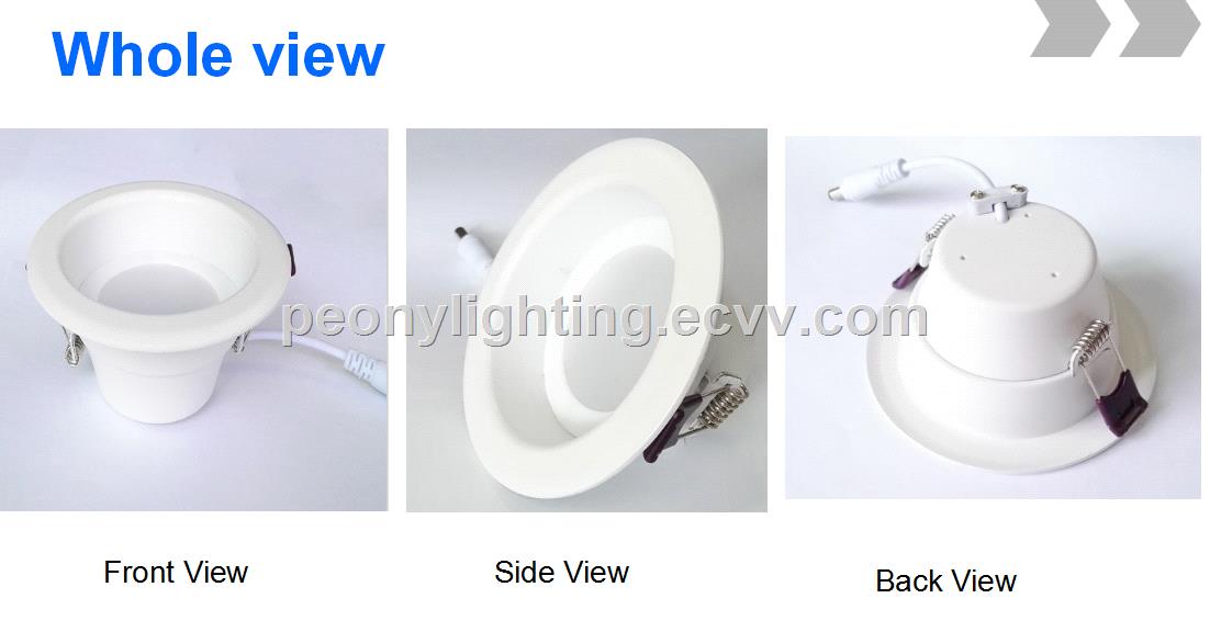 antiglare LED Down Light with ce rohs certificate three years warranty