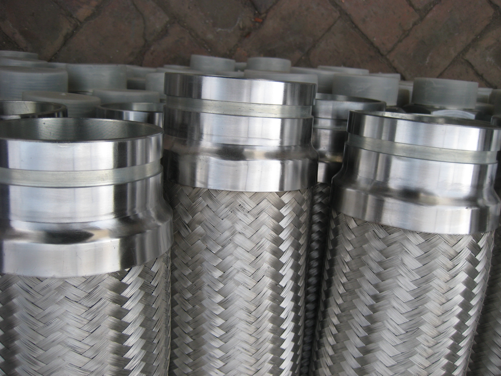 stainless steel flexible hose victaulic pipe assembled on both ends