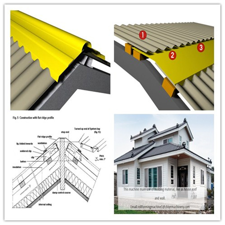 Metal Roof Ridge Capping Roll Forming Machine