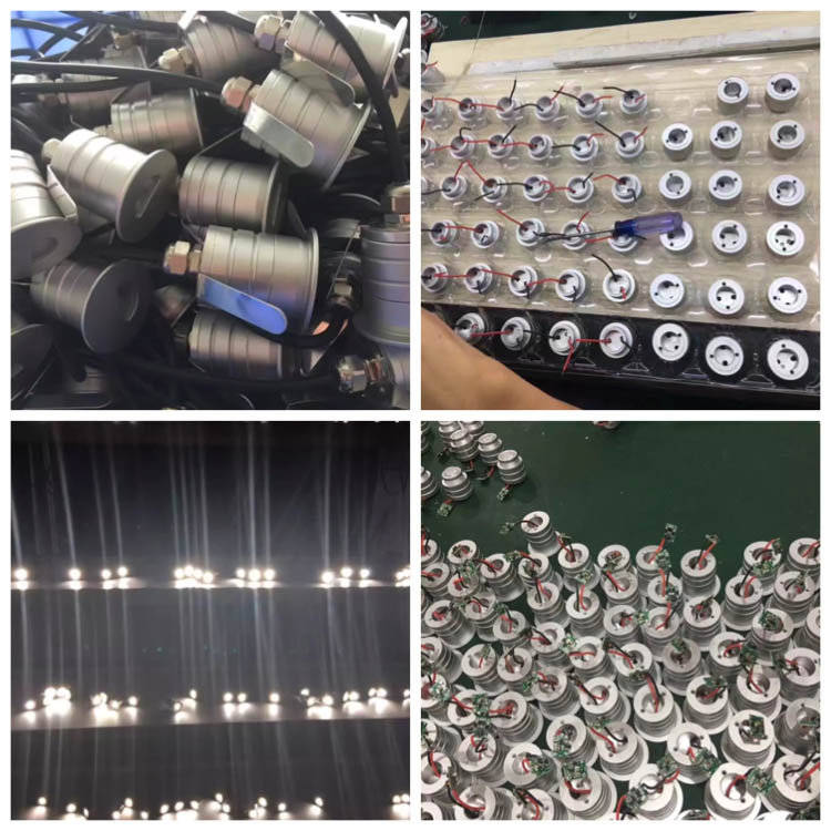 Mini 1W Led Step Light Footlight Recessed Inground Wall Light CREE Waterproof IP67 12V Stair Landscape Lighting